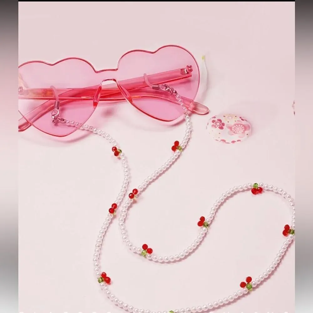 cherry detail sunglasses band A1412